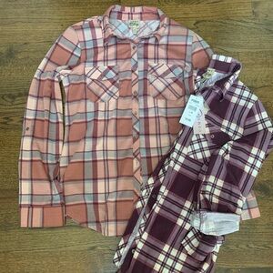 TSC COMO Vintage Western Button up tops TWO EEUC NWT Medium